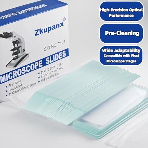 Blank Glass Microscope Slides and Covers – Ground Edges & 45° Clipped Corners, H