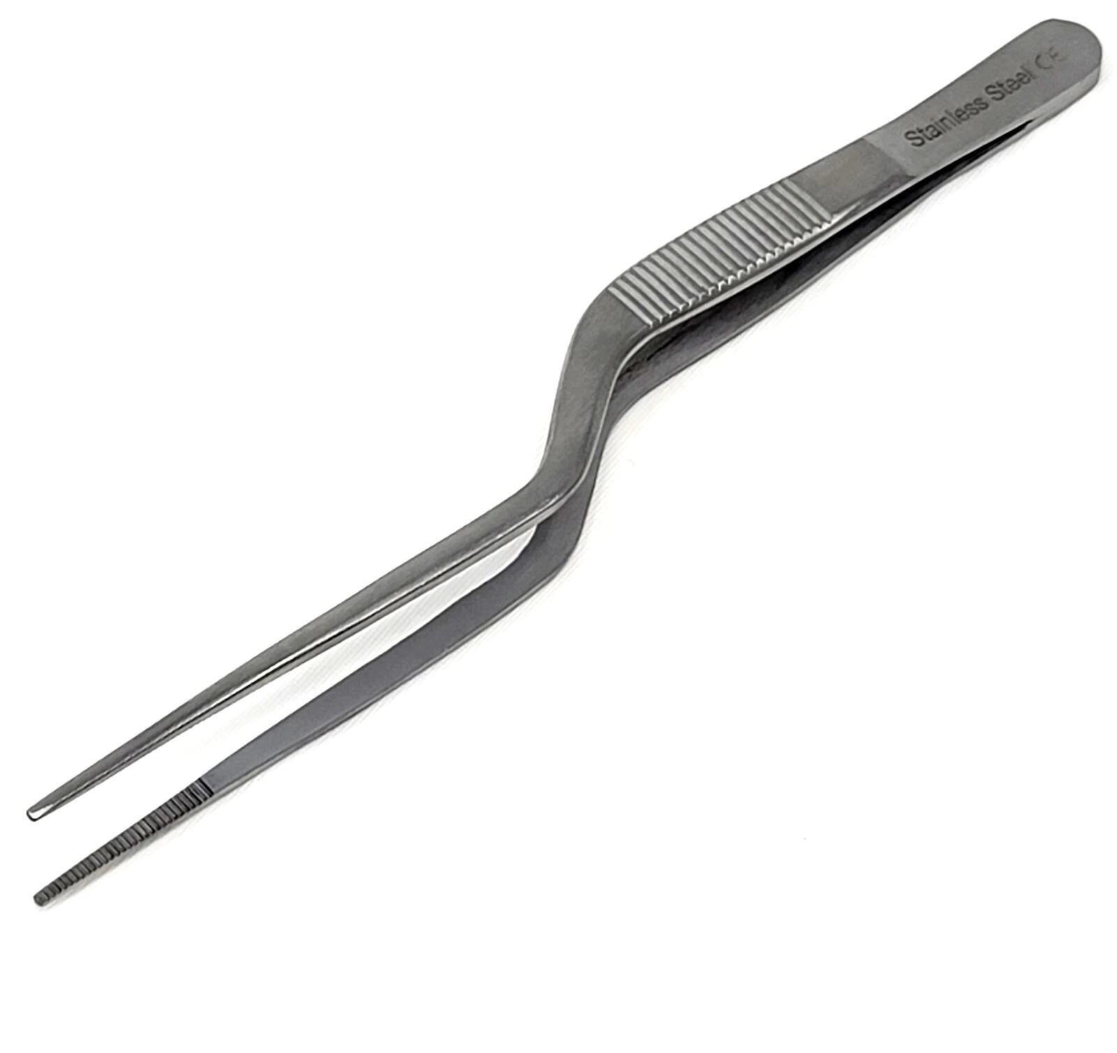 Adson Bayonet Forceps 6.25″ Surgical Tweezers Dressing w/ FINE Serrated Tips