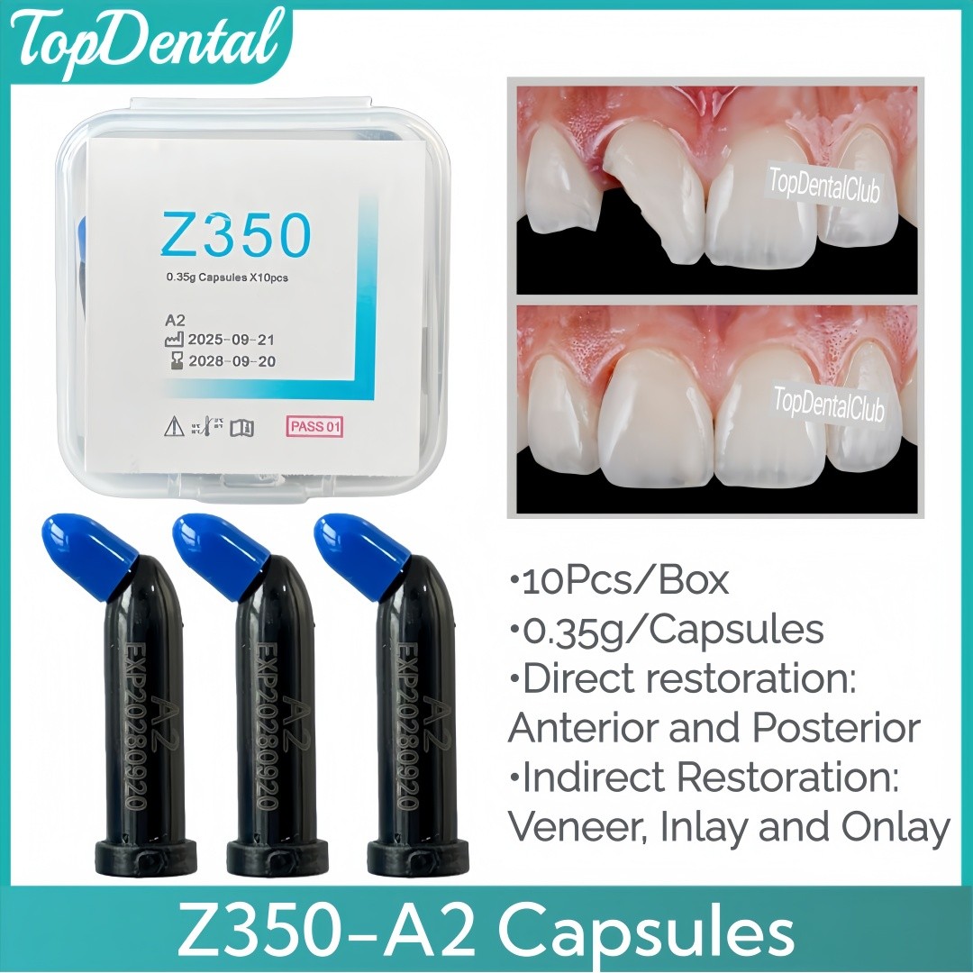 Z350 A2 Capsules Dental Light Cure Composite Resin Veneer Whitening Restoration