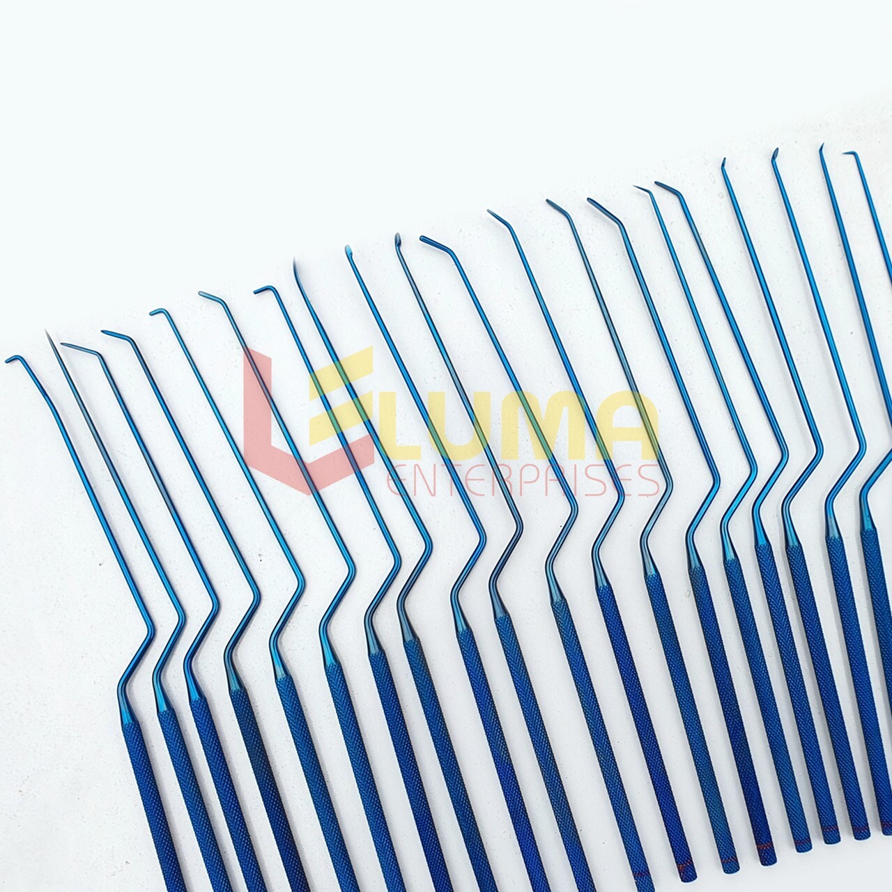 Micro Dissector Expanded Rhoton Bayonett Titanium Coated 20 Pcs Set