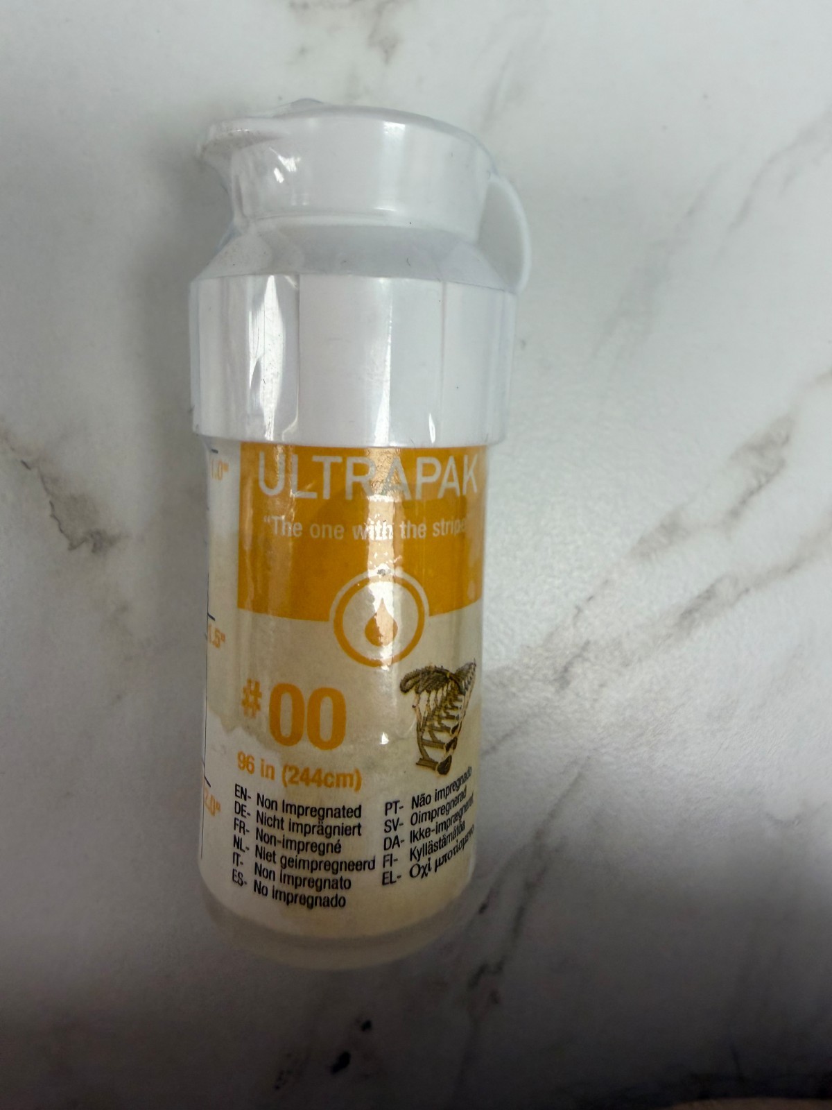 Ultradent Ultrapak 00 Retraction Cord Plain Knitted 96 in 244cm 136 New