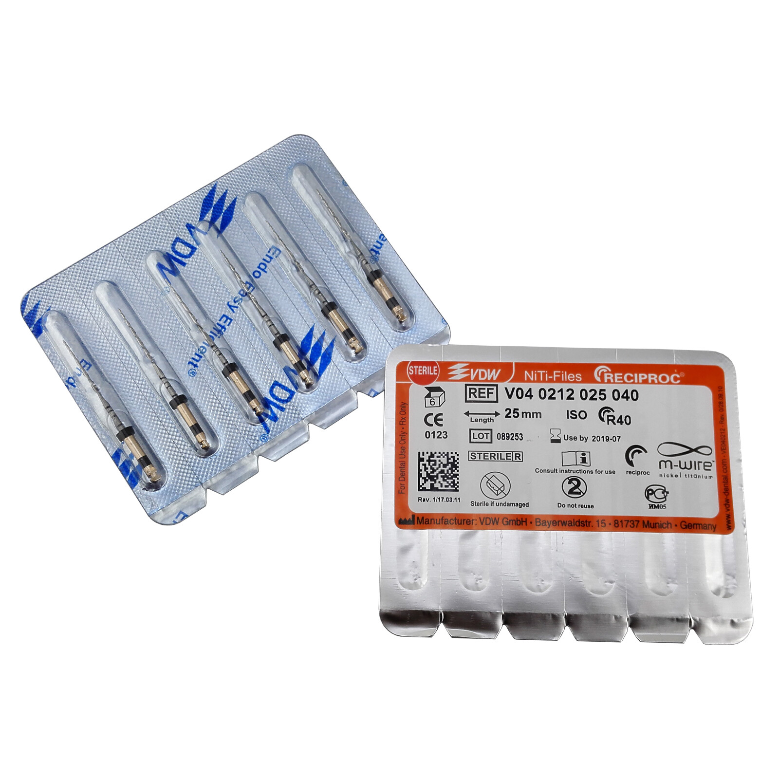 MacDent Dental Files Gutta Percha Points Absorbent Paper Tips R25 R40 R50
