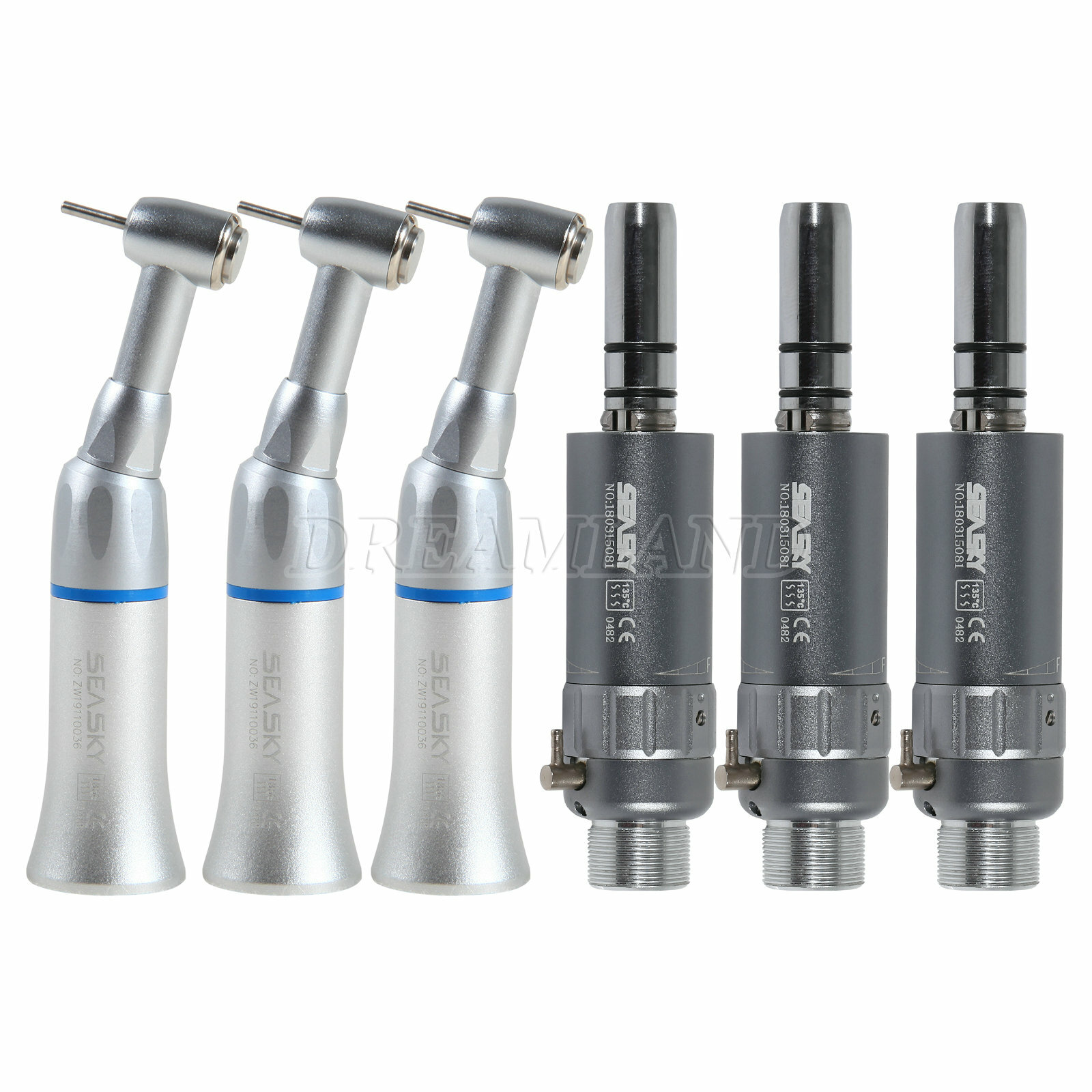 FG1.6mm Burs Dental Contra Angle Handpiece Slow Speed 2/4H Air Motor Connector