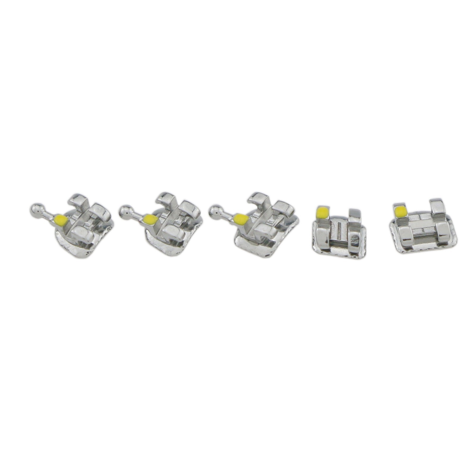 YAMEI Dental CNC Orthodontic Metal Brackets Mini MBT 022 Slot 345 with Hooks