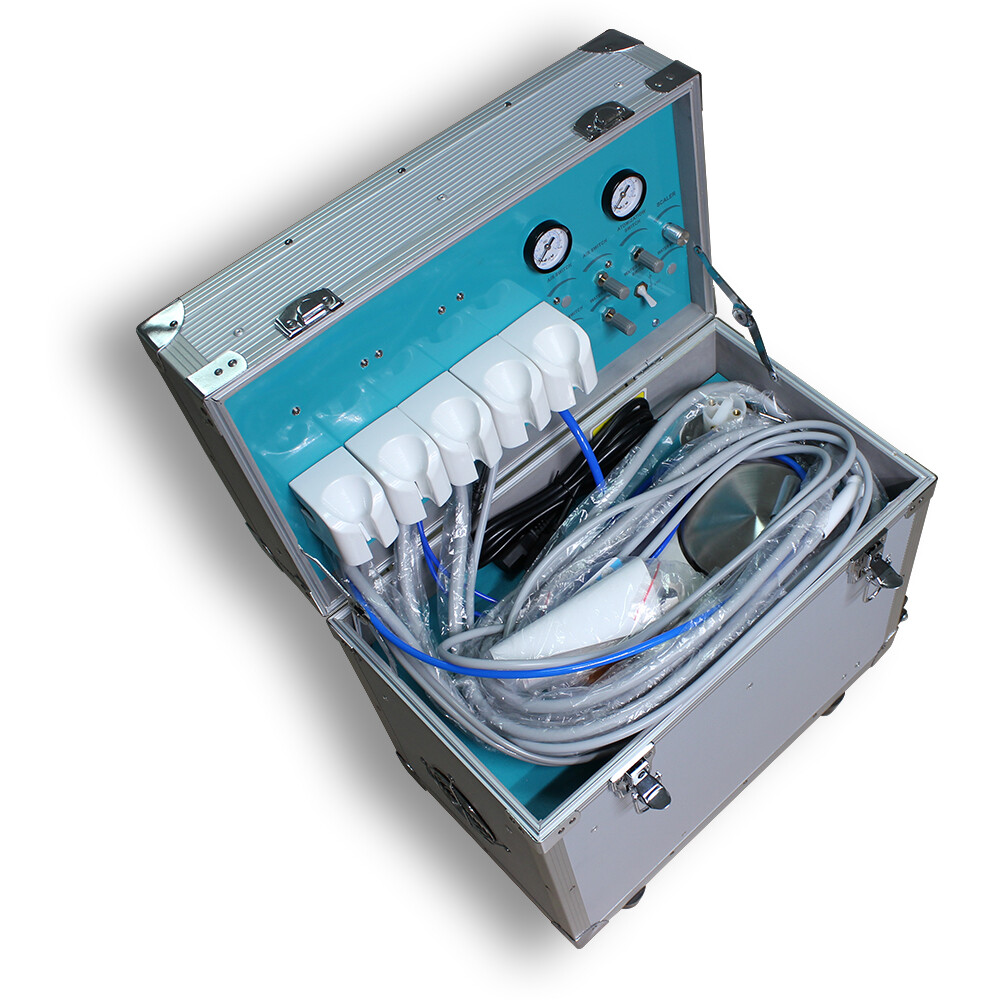 Dental Portable Delivery Unit, 110V 580W, with LED Curing Light Ultrasonic