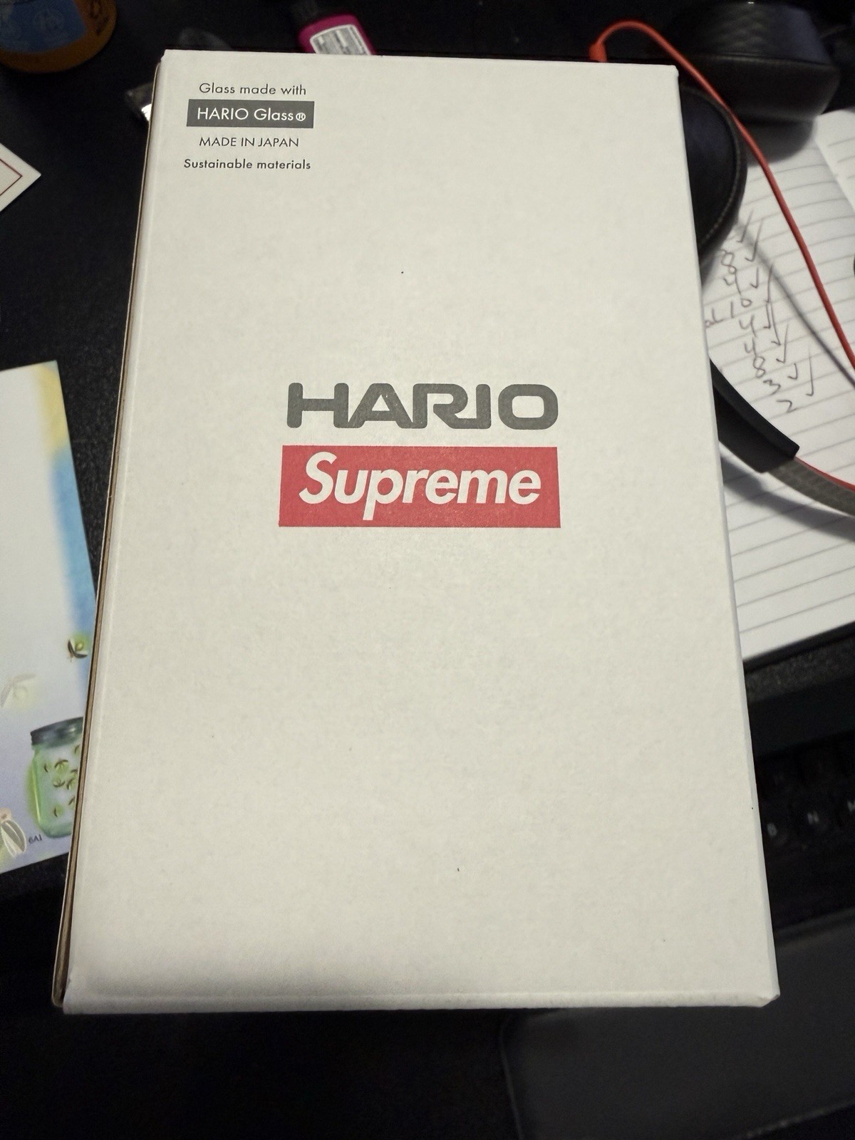 Supreme Hario Erlenmeyer Glass Flask New Unopened 500ml