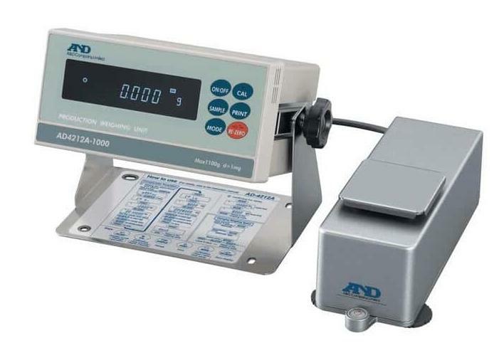 A&D Weighing AD-4212A-200 Production System Display Aluminum Housing 210x 0.001g