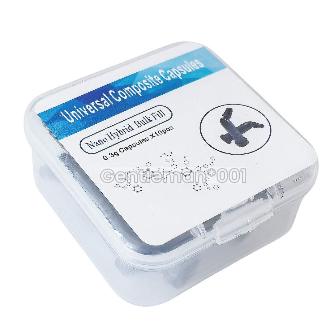 Dental Composite Resin Capsules Unidose Caps Hybrid Light Cure 0.3g A1/2/3/3.5
