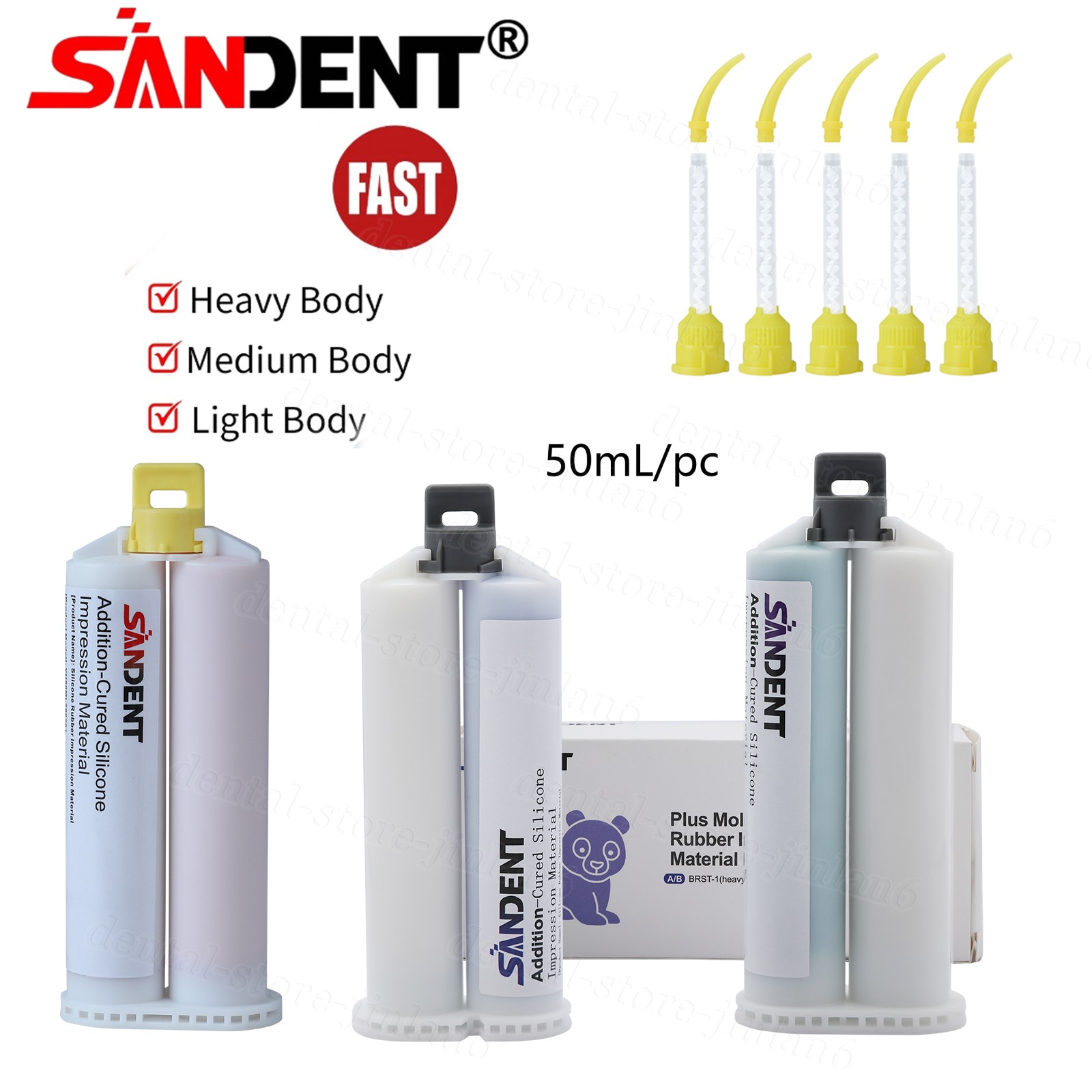 Dental VPS Impression Material Light/Medium Body / Heavy Body – Fast Set