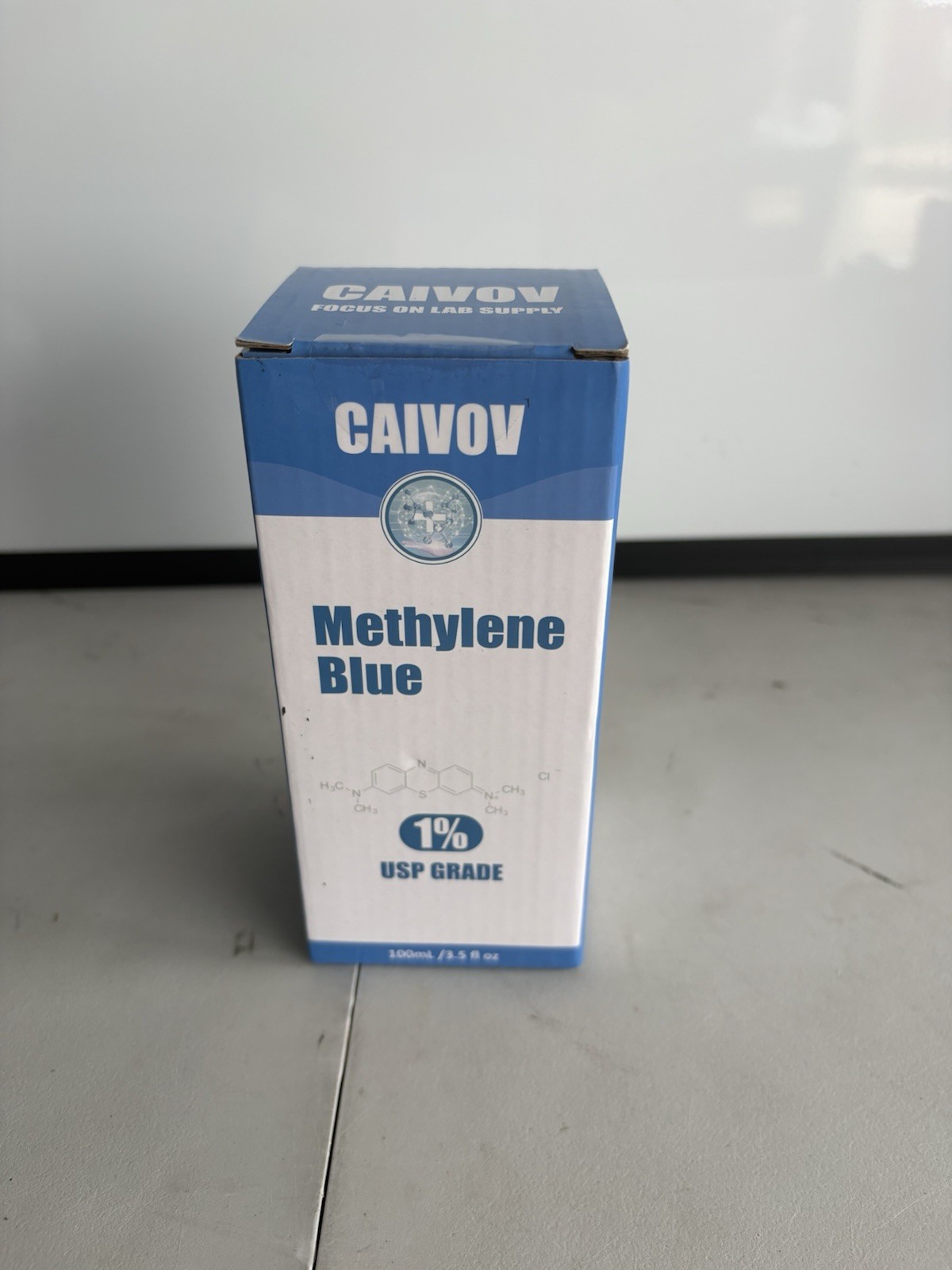 Methylene Blue 1% Solution 100mL – Lab & Aquarium Use Only-USP Grade