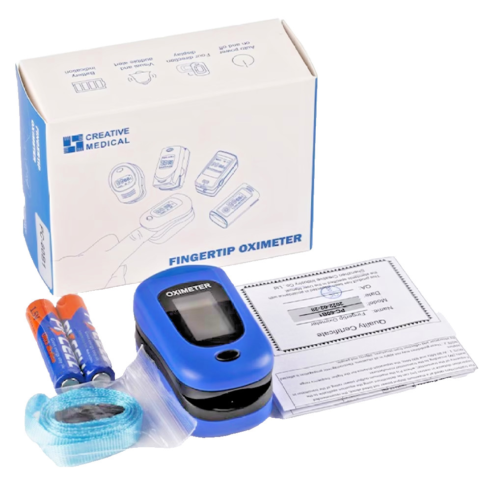 Case of 6! Pulse Oximeter PC-60B1 NEW w/ Batteries Fingertip.Free shipping.