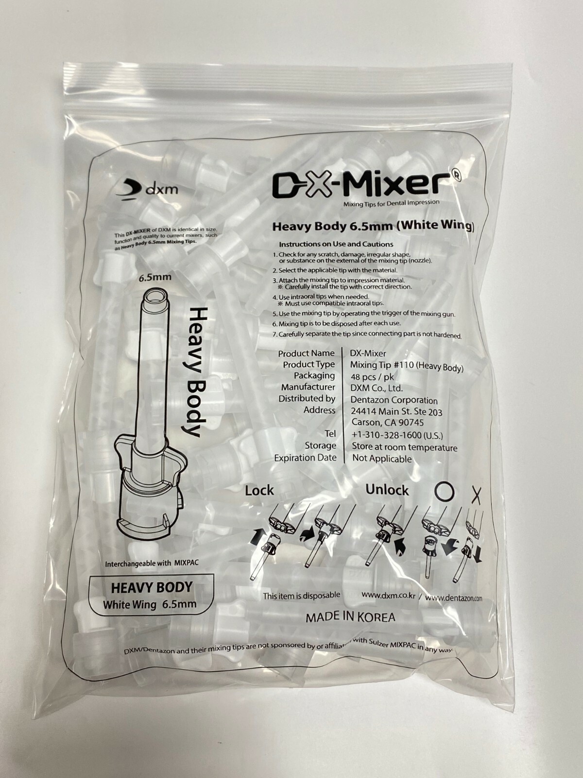 35 Dental Disposable Impression Bite Tray Sideless+ Free 48 Heavy BodyMixing Tip