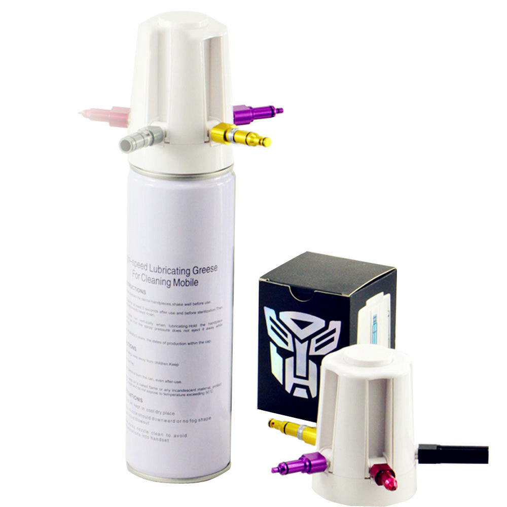 1x Dental Portable Handpiece Spray Lubricant Oil Lubrication Maintenance Nozzle
