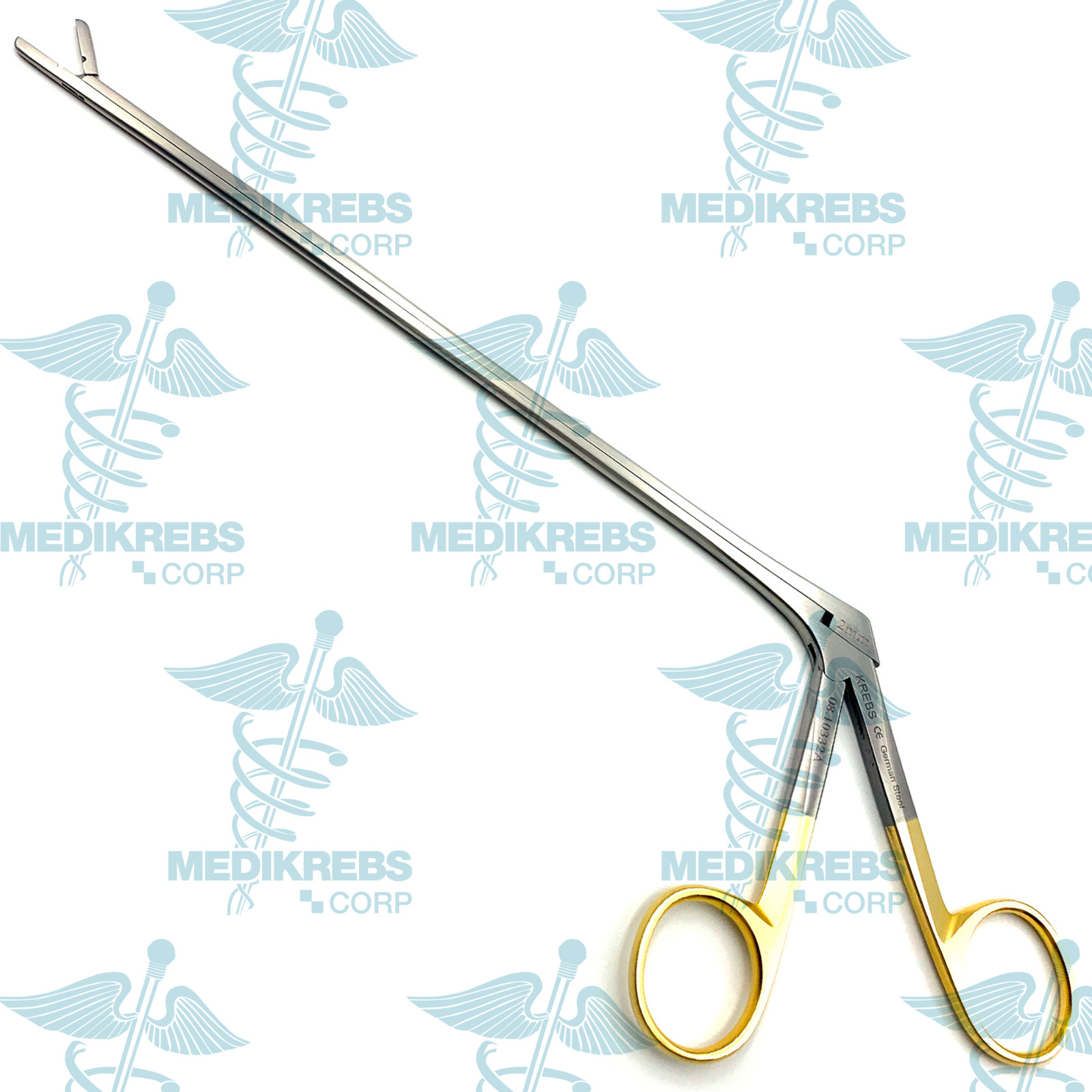 Laminectomy Intervertebral Disc Rongeur Set Straight, Up 2 mm, 3 mm x 22 cm