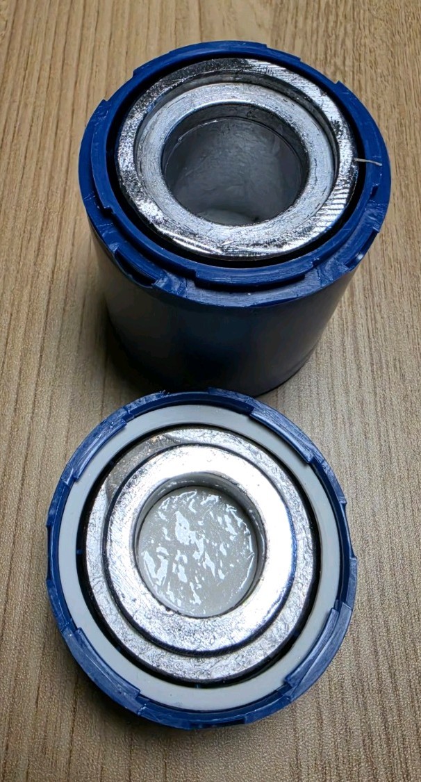 LARGE Plastic Encased Lead VIAL PIG Storage Container (approx 4″H x 2.4″W)