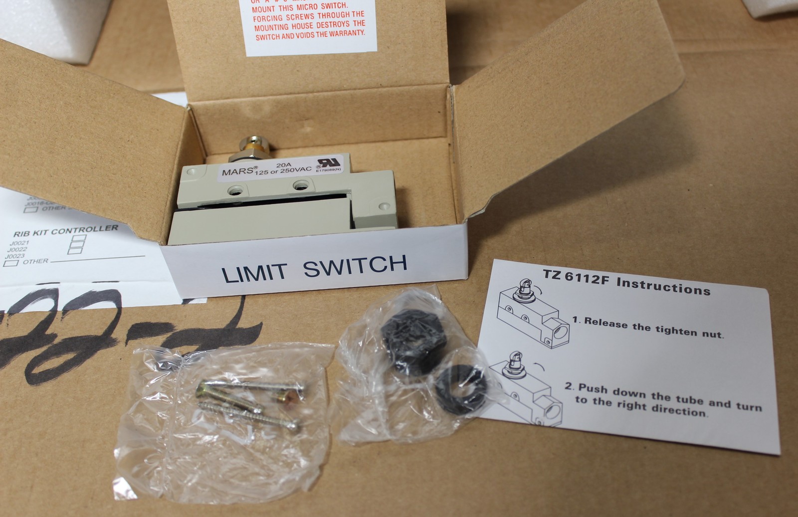 Mars LPN236-1UA-OB Sanitation Air Curtain 1/6HP 120V 60Hz, ETL Cert (3363853)