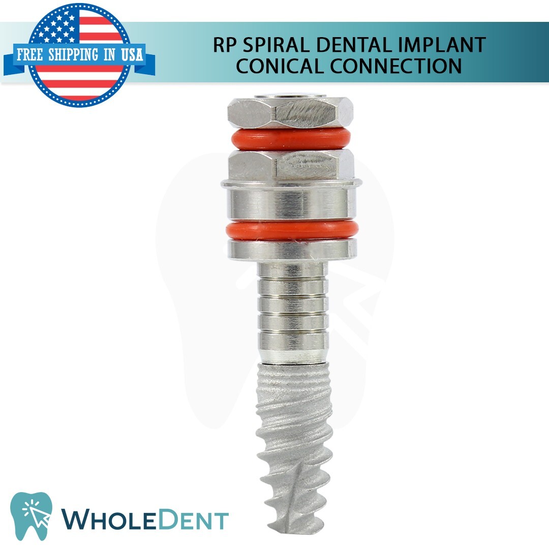 X10 Spiral Conical Connection Regular Platform Hex 2.65mm Dental Titanium Steril