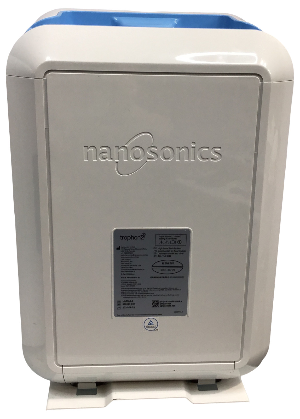 NANOSONICS TROPHON2 HIGH LEVEL DISINFECTION SYSTEM