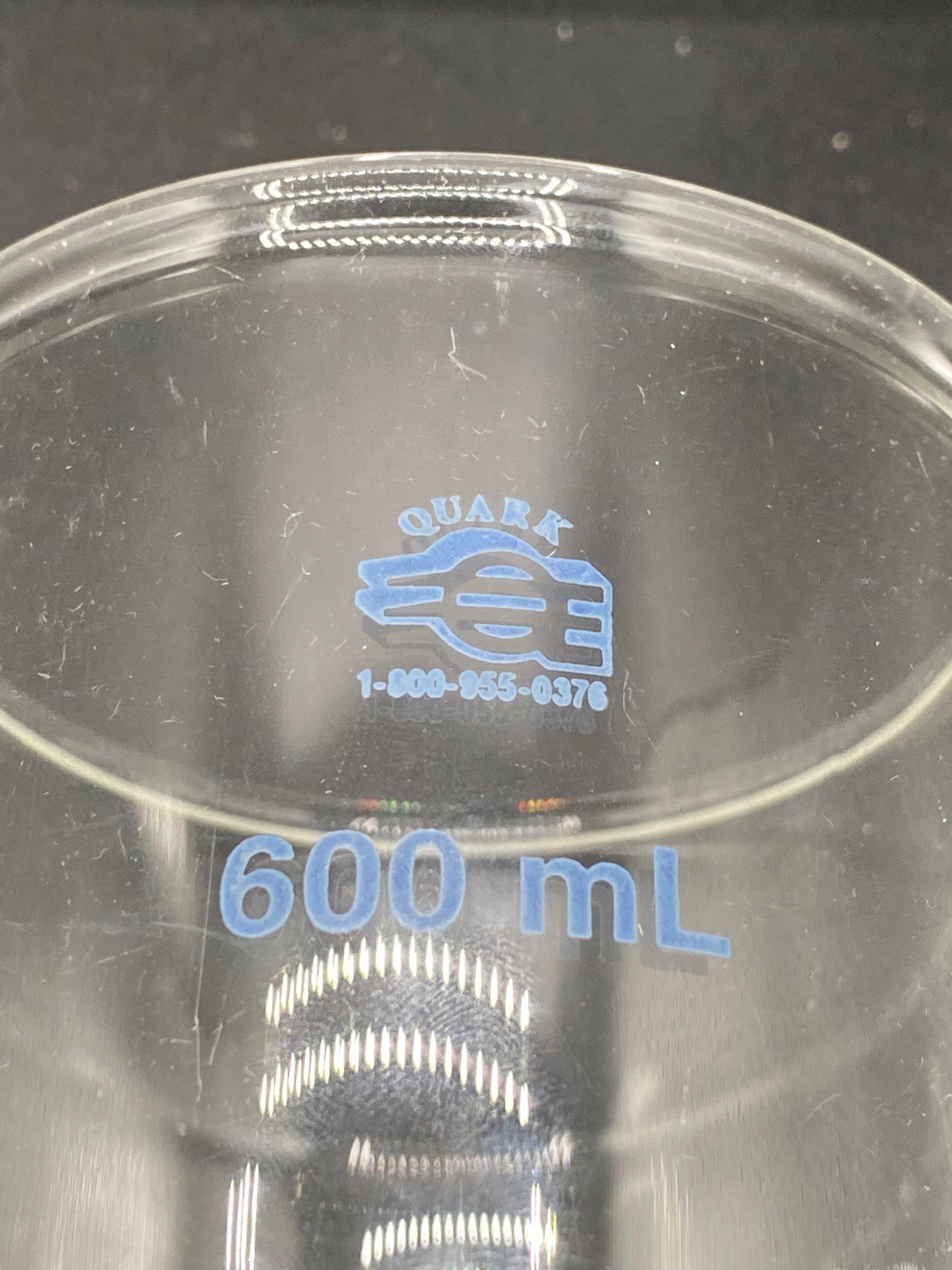 QUARK Glass 600 mL 90mm ⌀ Fine Disc Fritted Buchner Filter Funnel 90° QFN-10-40