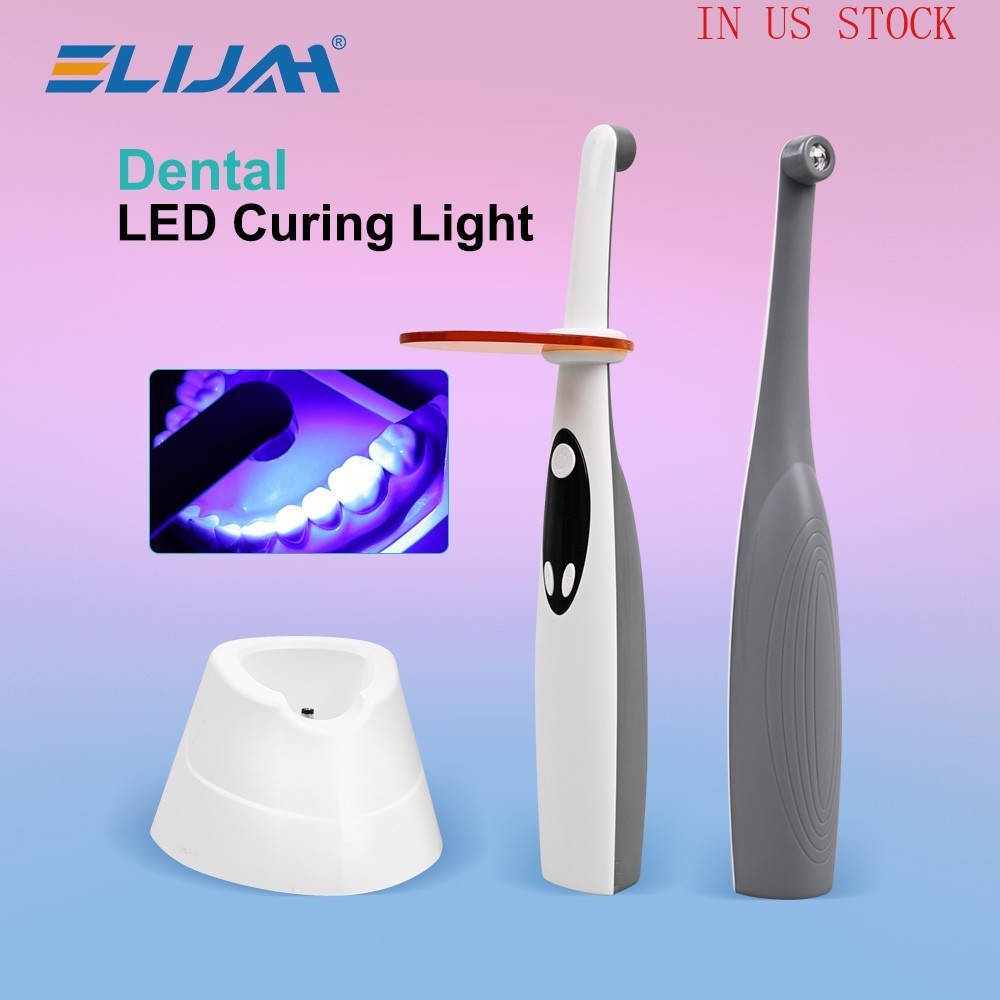 ILED Wireless Curing Light Dental 1 Second Cure Lamp metal head 2500mW/c㎡ LV3 SA
