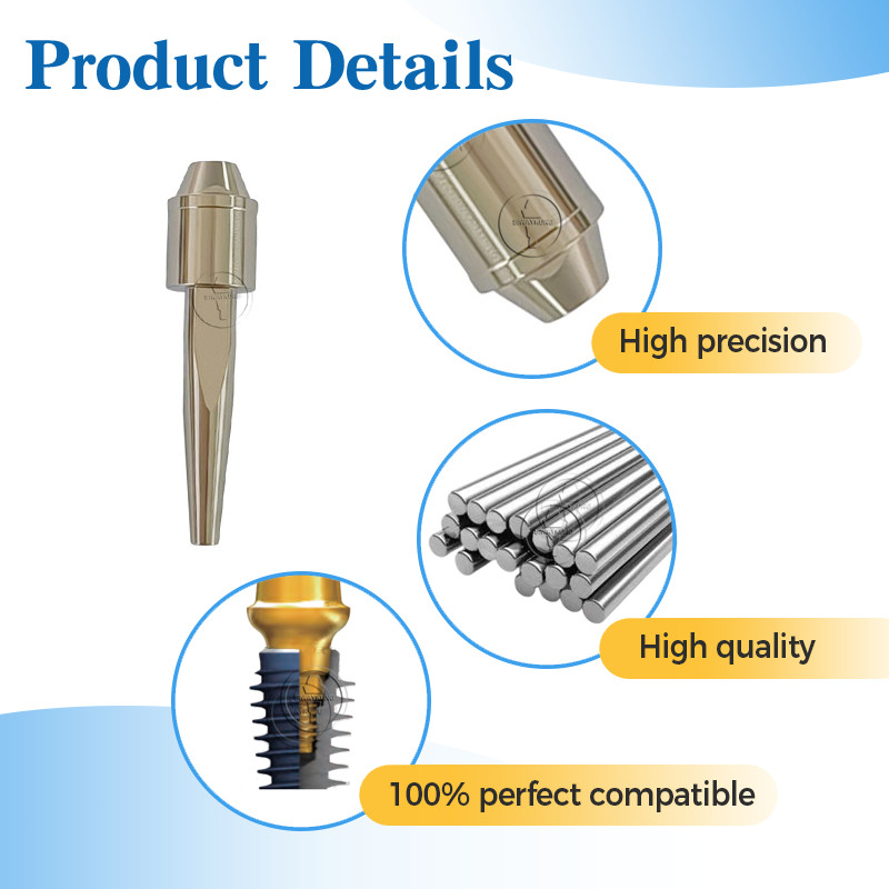 5 pcs Multi unit Digital analog CAD/CAM digital Analog fits to Straumann ITI MU