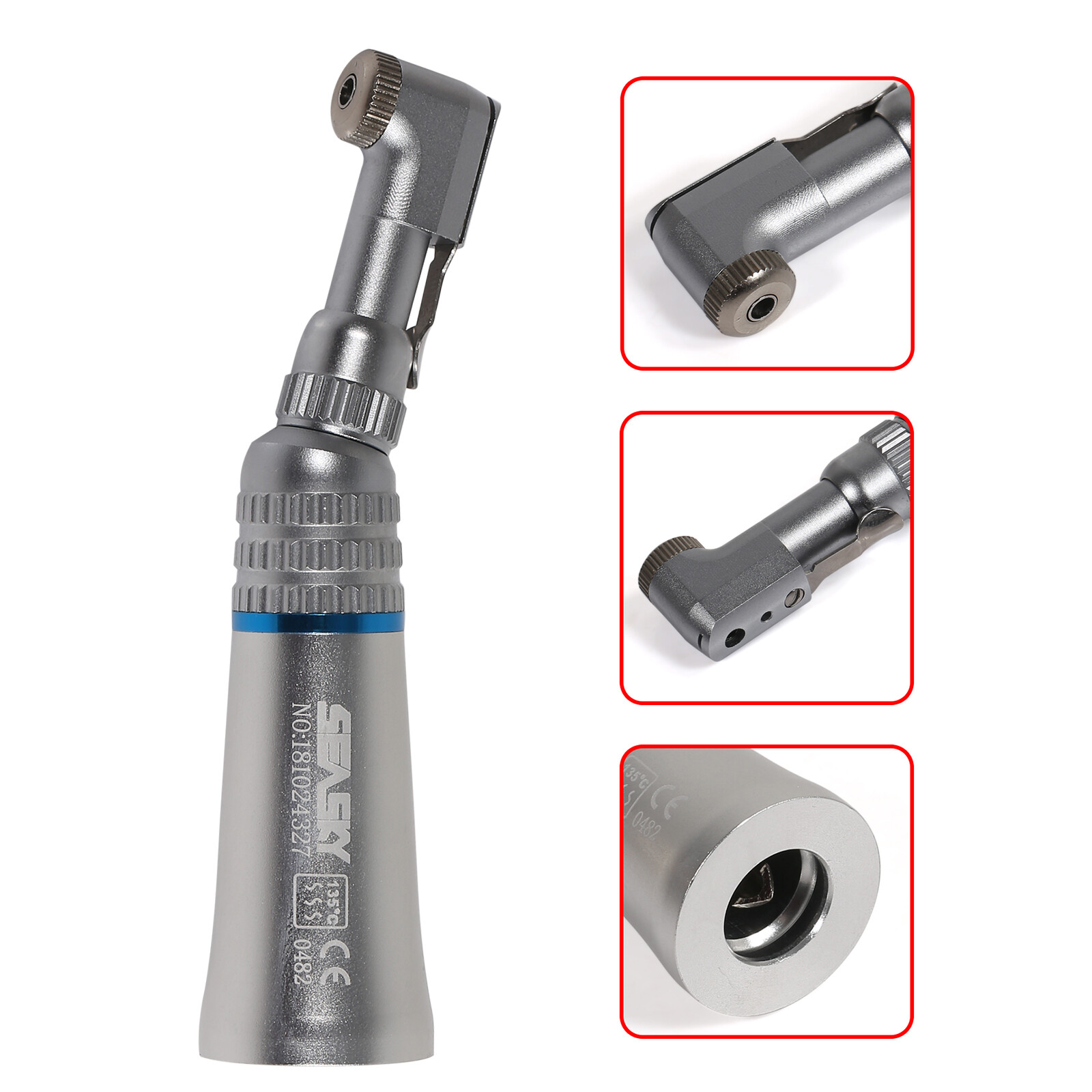 Dental Contra angle Slow Low Speed Handpiece Latch E-type Fit RA/CA 2.35mm Burs