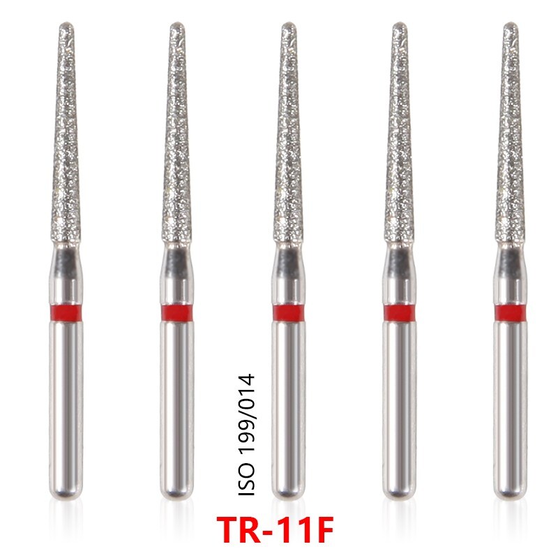 5Pcs Dental Diamond Grit Polishing FG Fine Bur Drill for High Speed Handpiece