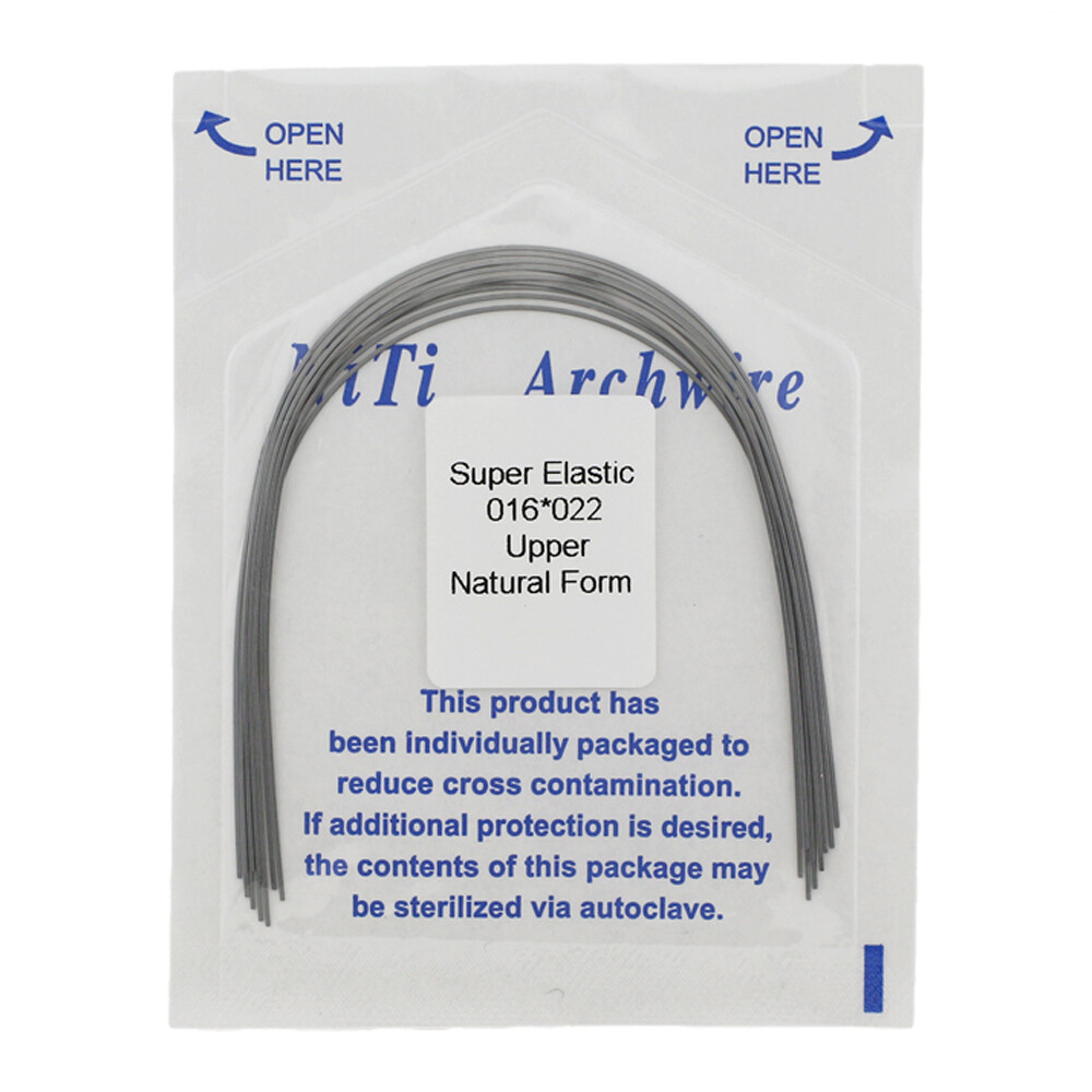 arcos de ortodoncia Orthodontic Arch Wire Round NiTi 014 Stainless Steel Natural
