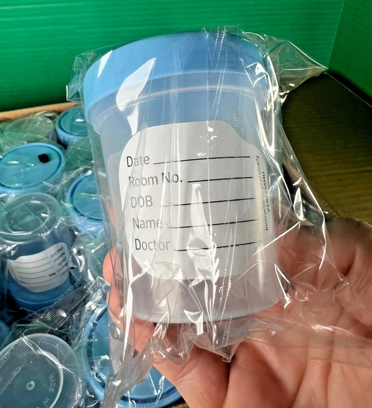 Medline Sterile Specimen Container 4.5oz/135mL Collection Cup Box of 100 Lab REF