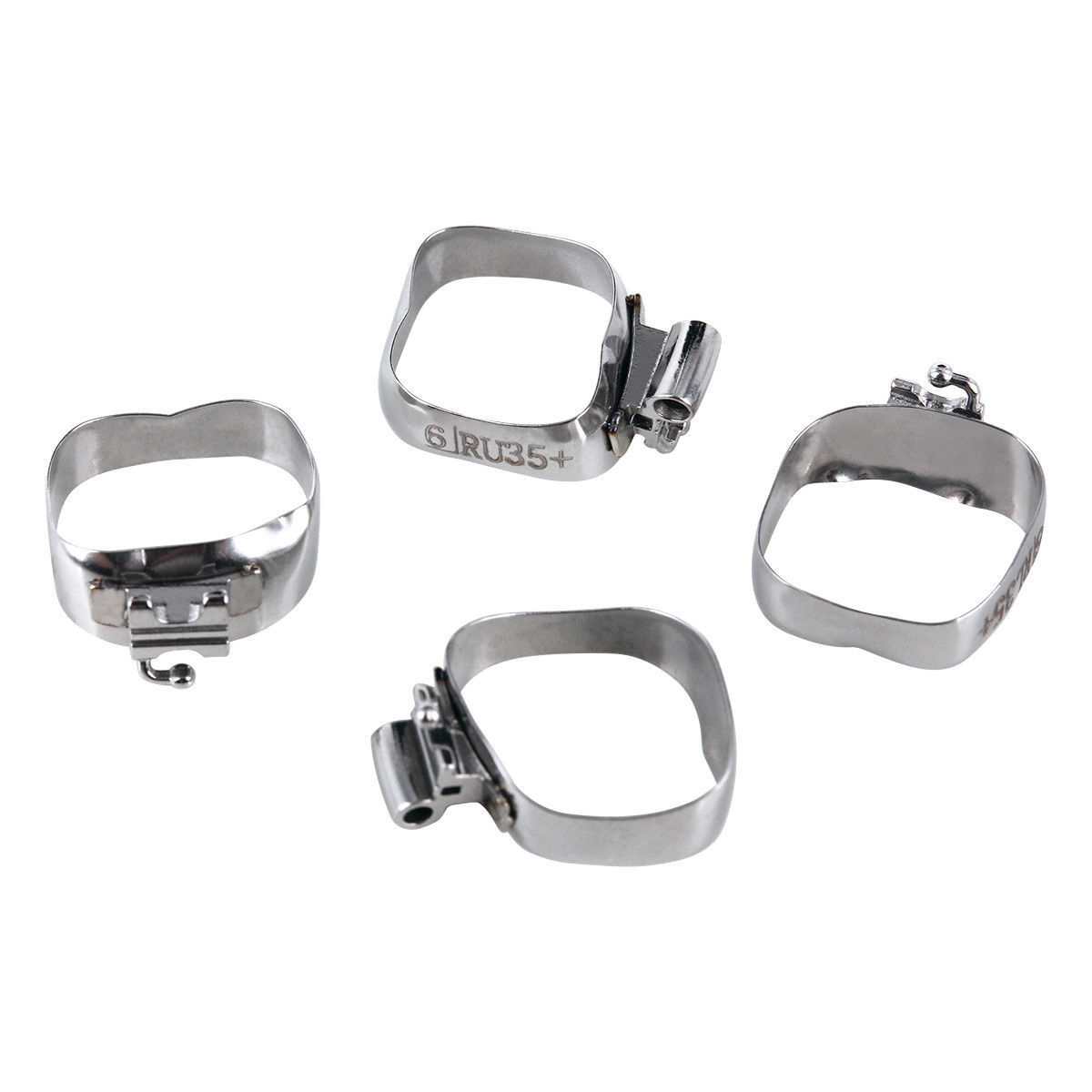 10 Packs Dental 1st Molar Buccal Tube Prewelded Band U1/L1 U2/L1 U3/L2 29 to 43+