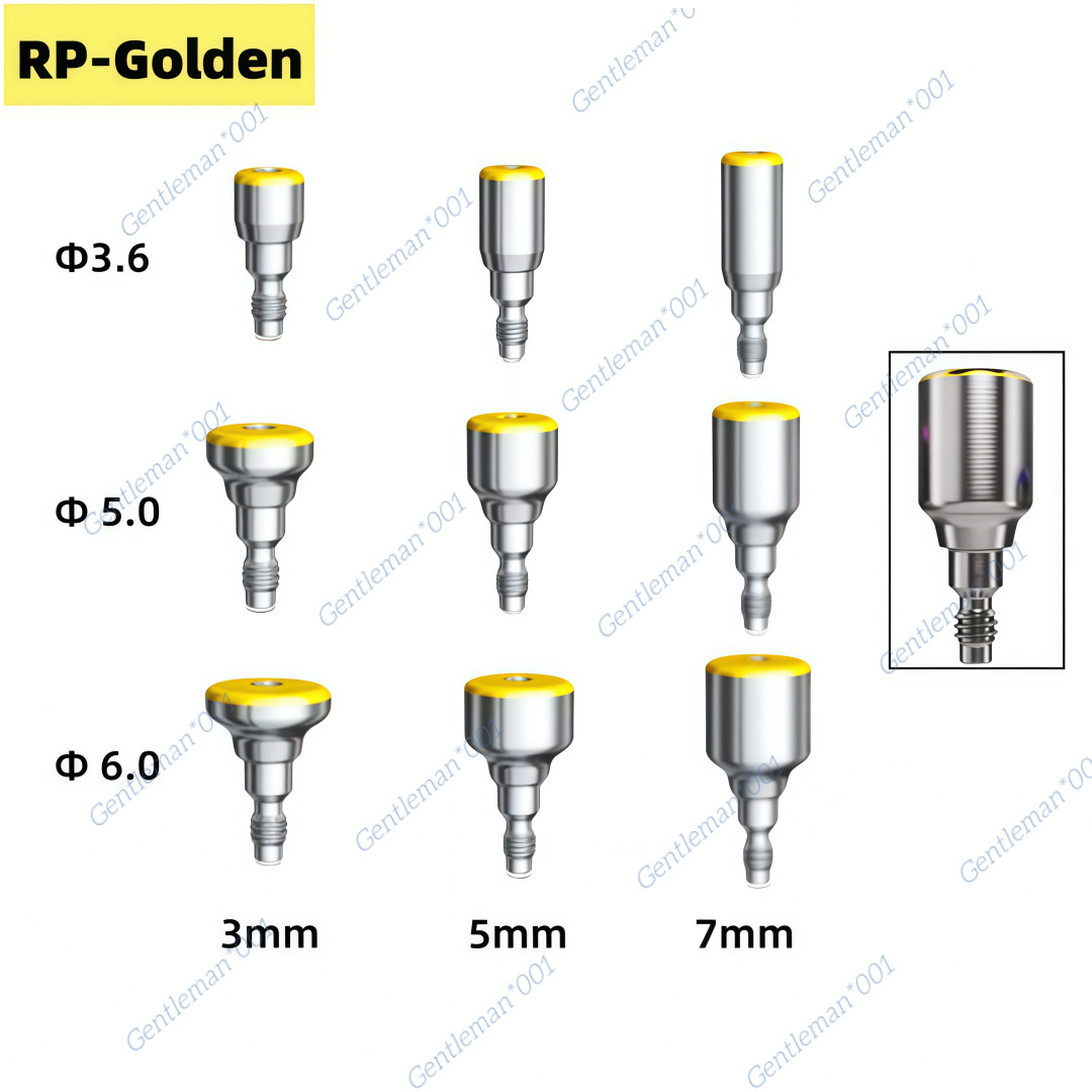 Dental Healing Abutment Cap NP/RP Internal Conical Connect Fits Nobel Biocare