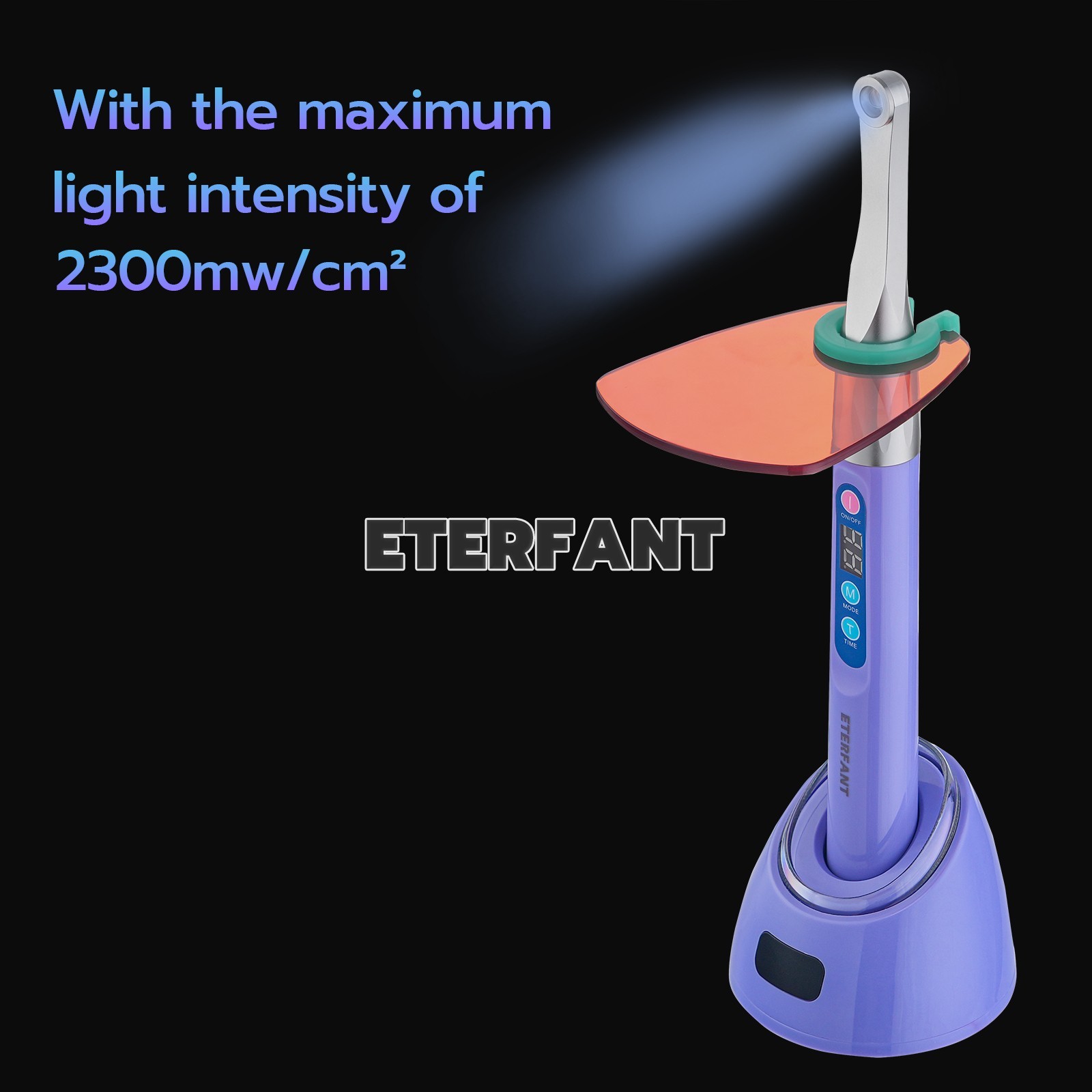 Woodpecker Style Dental LED Curing Light Lamp 1S Resin Cure LED Lamp Wireless