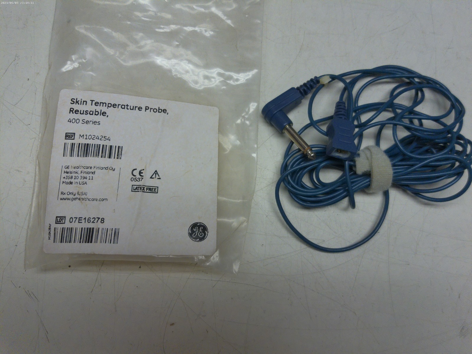 GE 400 Series Temperature Probe, Reusable M1024254