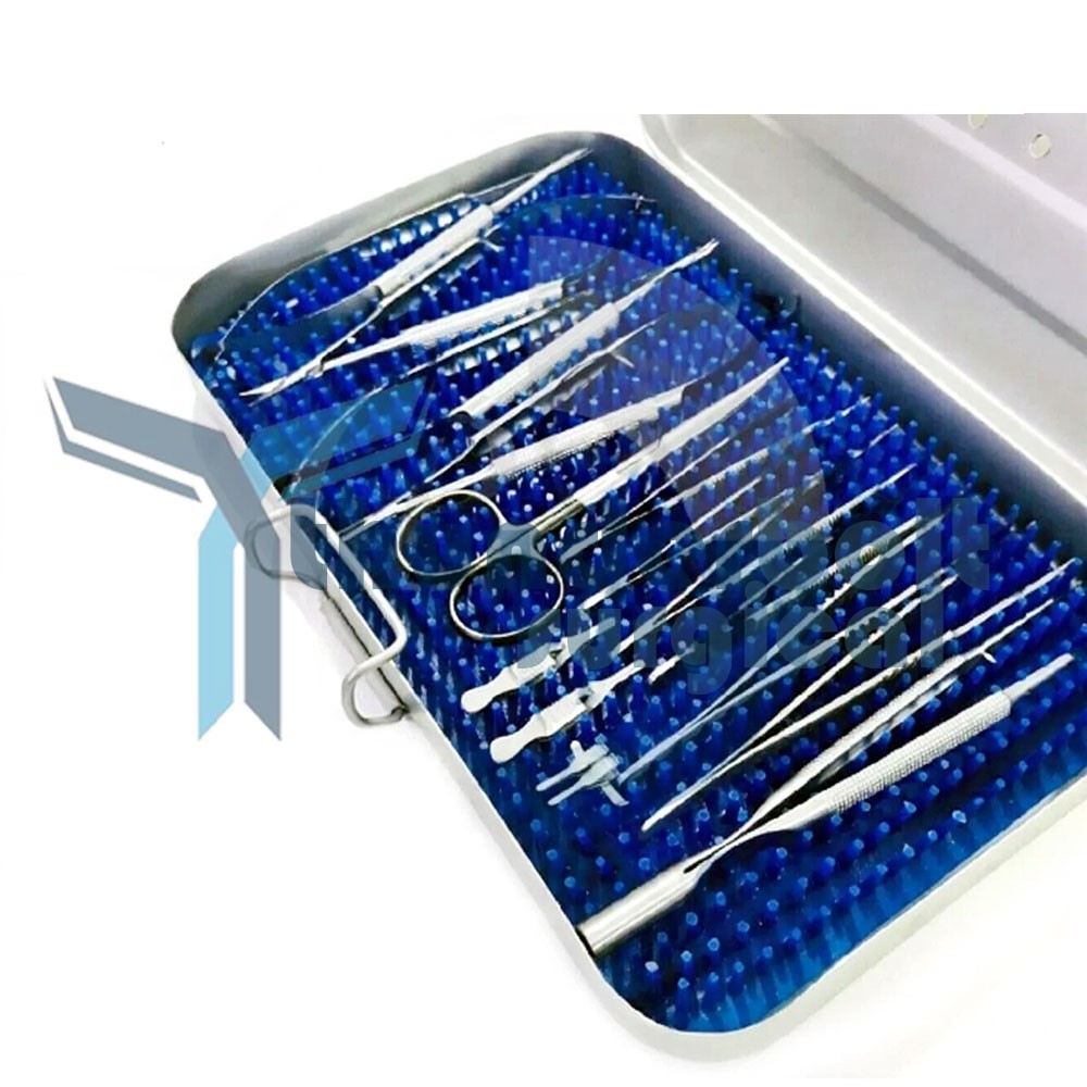 New Micro Hand Surgery Instrument Set Stainless Steel Surgical Kit With Case