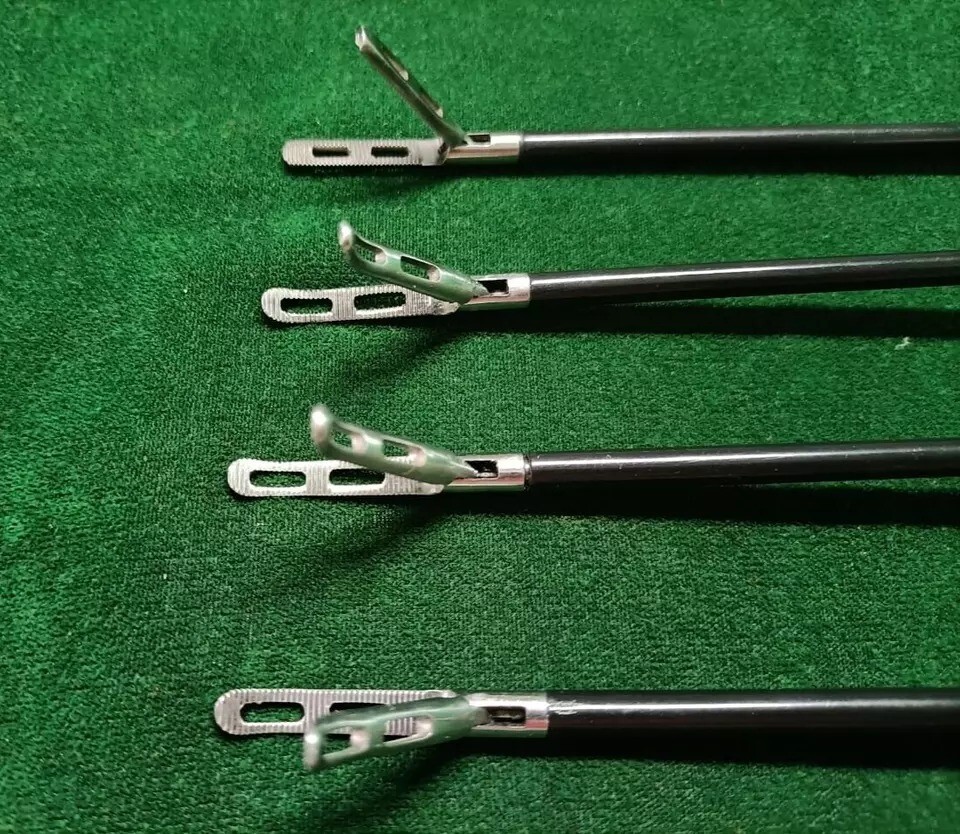 4pc Laparoscopic Croce Olmi Grasper 5mmx450mm Endoscopy Reusable Instruments