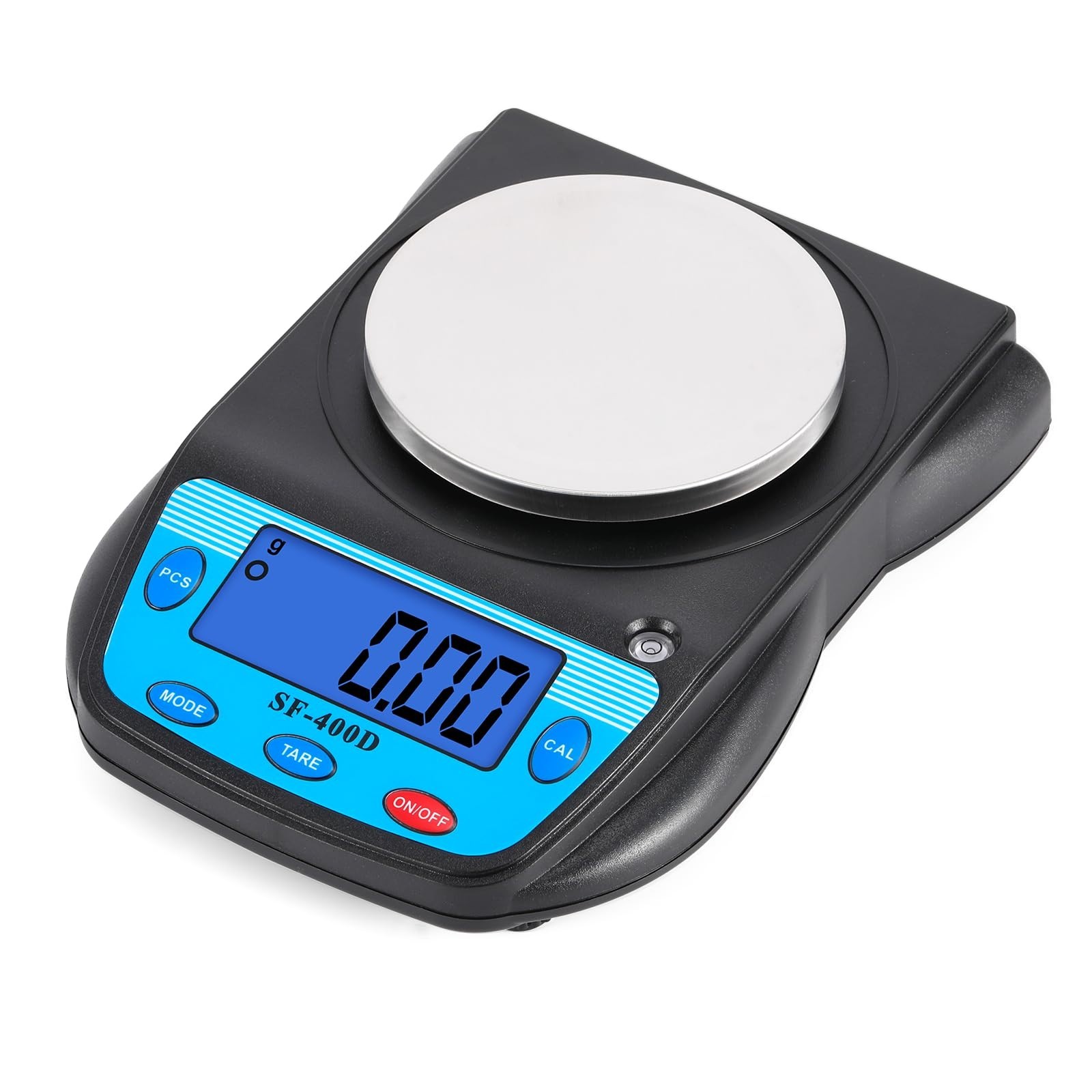 Precision Digital Lab Scale 600g x 0.01g – LCD Display Analytical Balance for Je