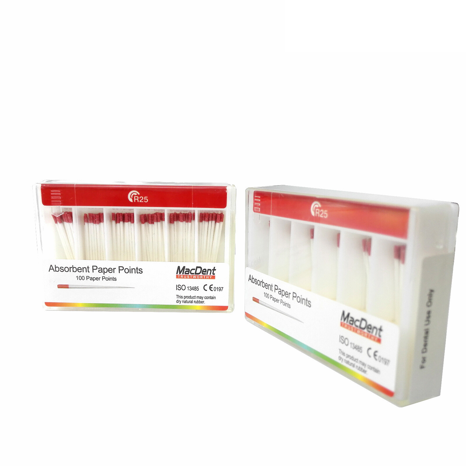 MACDENT Dental R25 R40 R50 Dental Gutta Percha Points For VDW Niti Files