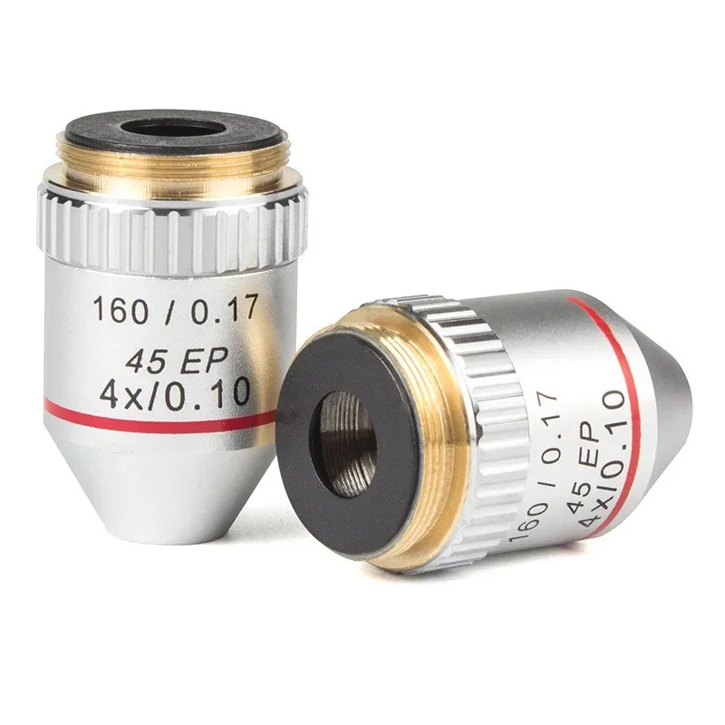 Semi-plan Achromatic Objective Lens 195 4X/10X/20X/40X/60X/100X 160/0.17 45EP