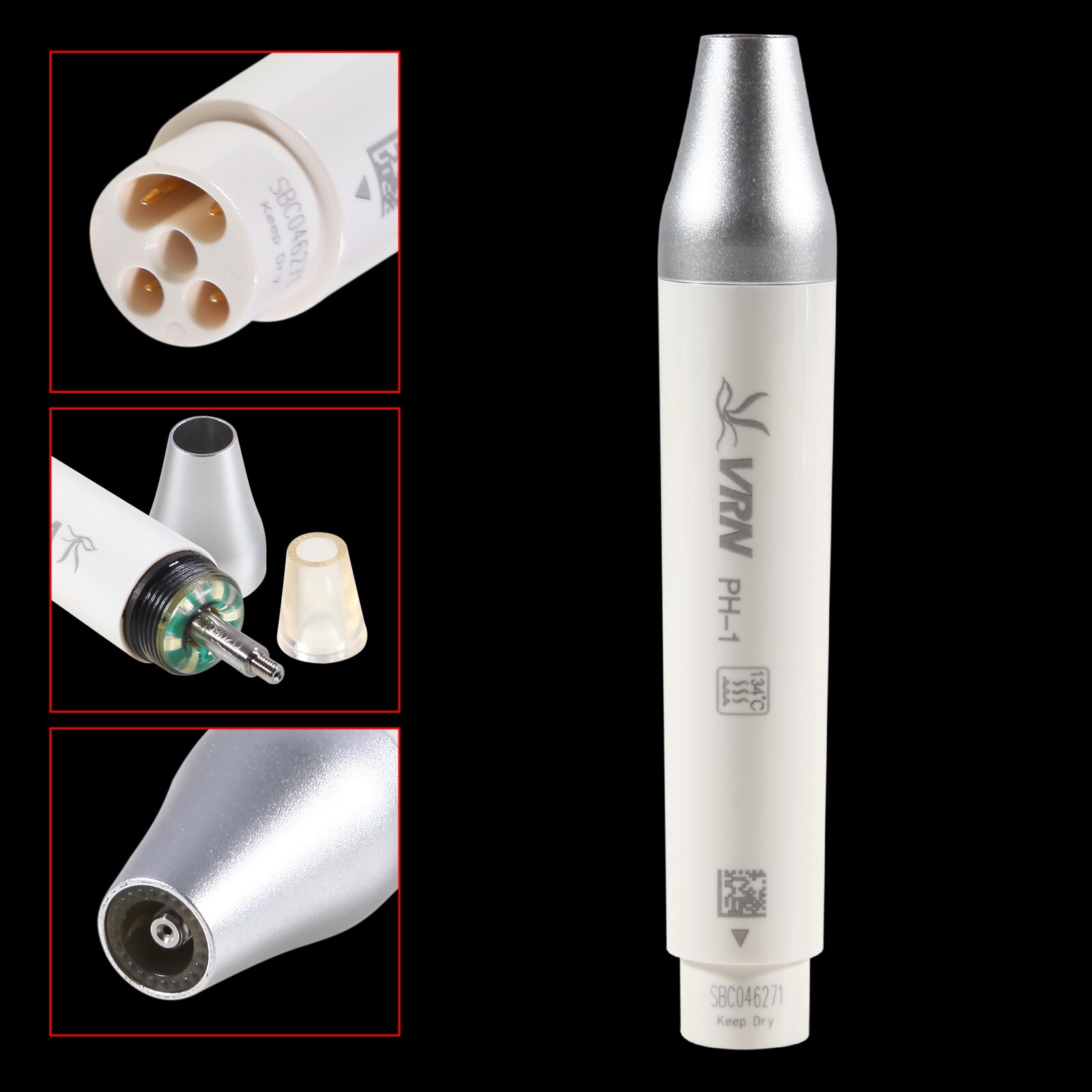 Dental LED Light Ultrasonic Piezo Scaler Handpiece PH-1 Fit for EMS Woodpecker