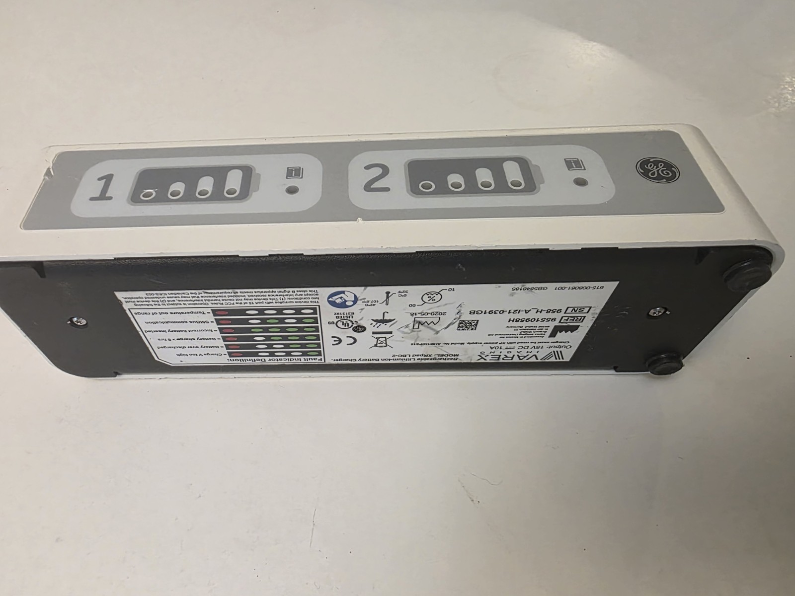 GE Varex Imaging Rechargeable Li-Ion Battery Charger XRpad LBC-2 95510958H
