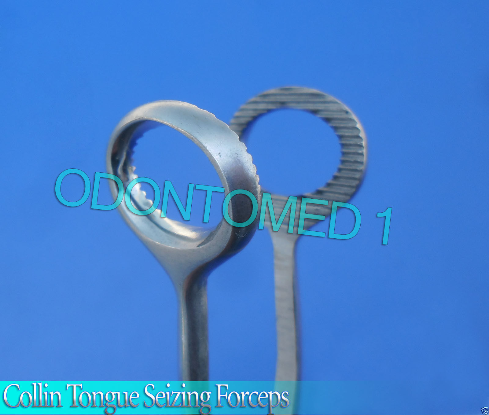 3 Pcs Surgical Collins Tongue Seizing Forceps 6.5″ Jaws Wide 20mm Tools