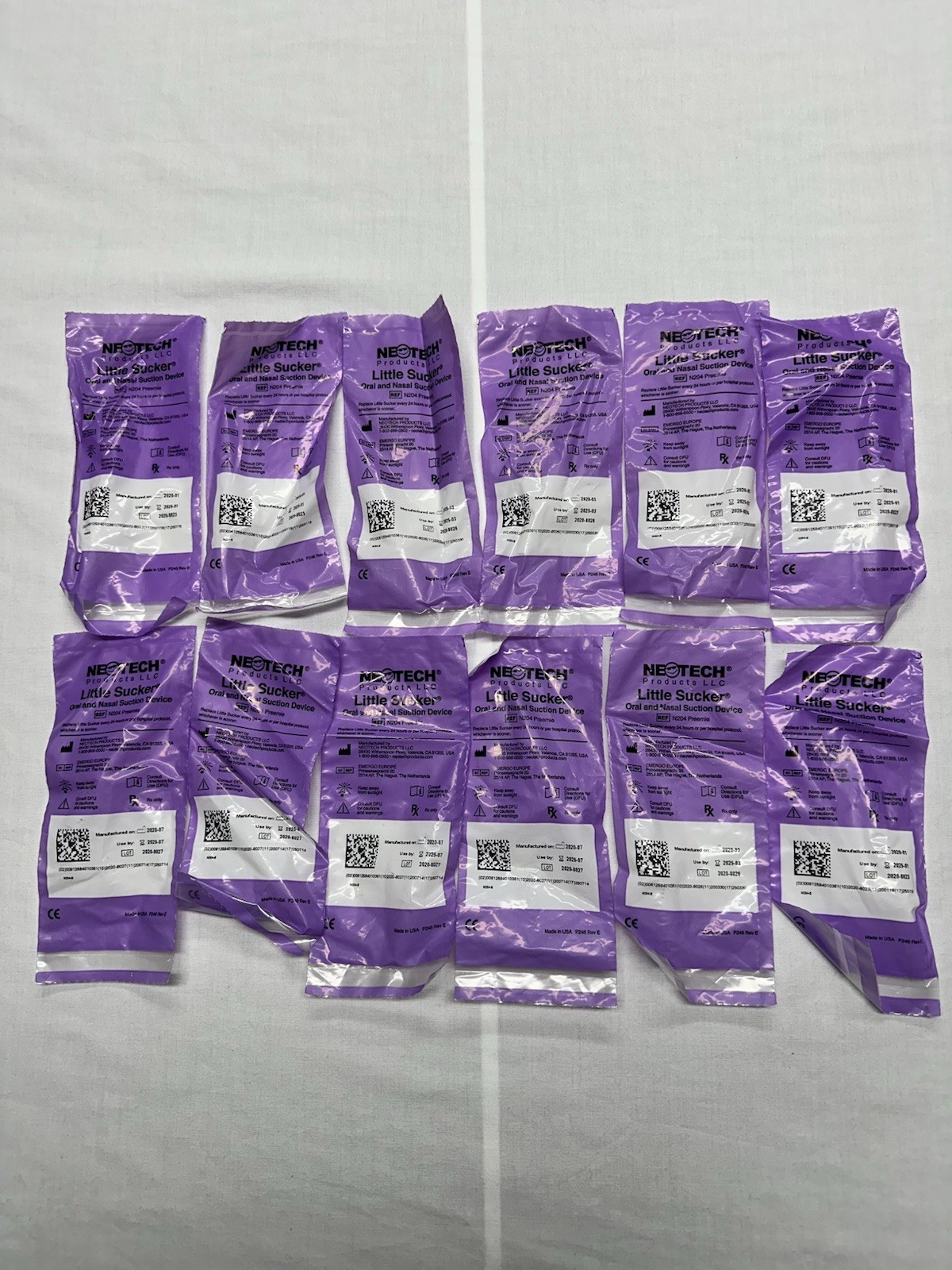 *12-Pack* NeoTech Little Sucker Oral/Nasal Suction Device N204 preemie