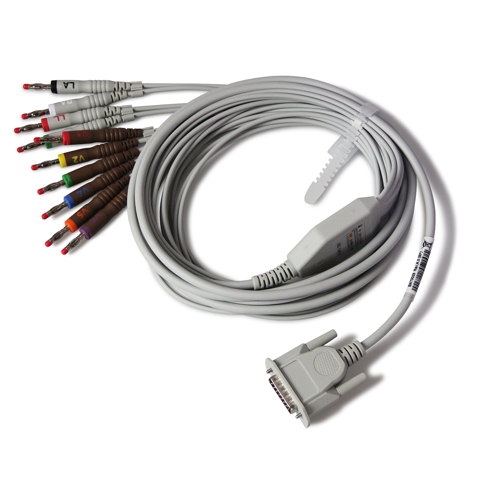12Lead ECG Cable Wire for CONTEC ECG EKG Machine ECG300G ECG1200G ECG90A ECG100G