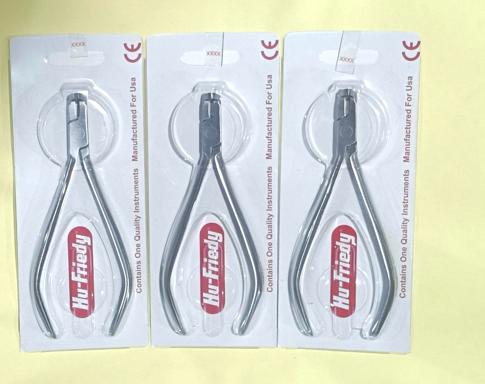 3X HU FRIEDY Universal Cut And Hold Distal End Cutter Pliers Long Handle678-101L