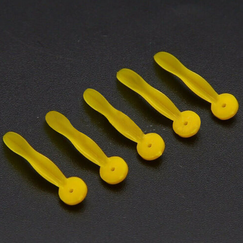 100* Dental Perforated Interdental Wedge with Hole Wave Shape Arc Concave Wedges
