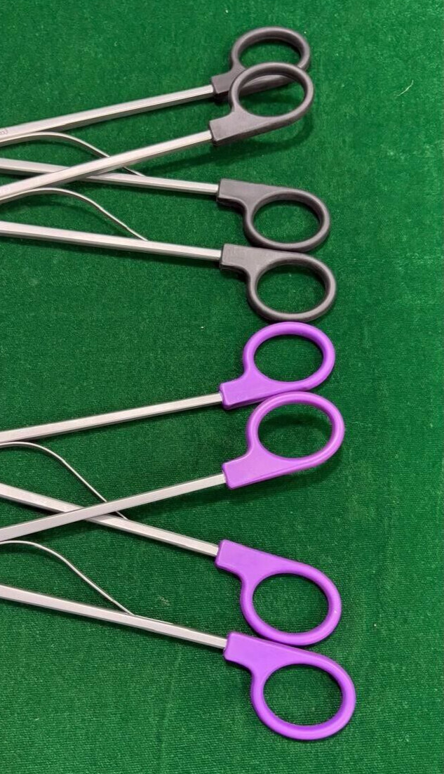 4pc Laparoscopic Open Surgery Hem-o-Lok Applier Black (ML)/ Purple (L) Reusable