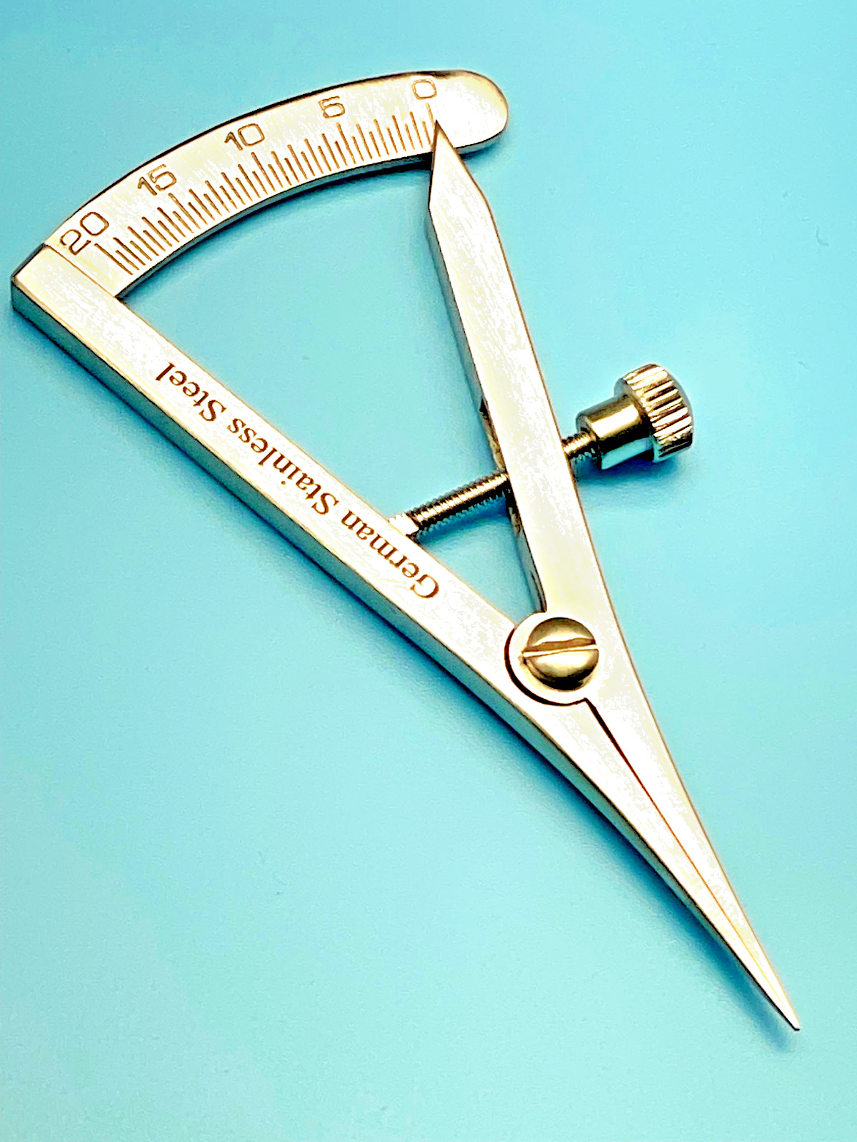 Set of 3 Castroviejo Calipers, 3.1/2″, Straight Tips, Graduated 0-20mm