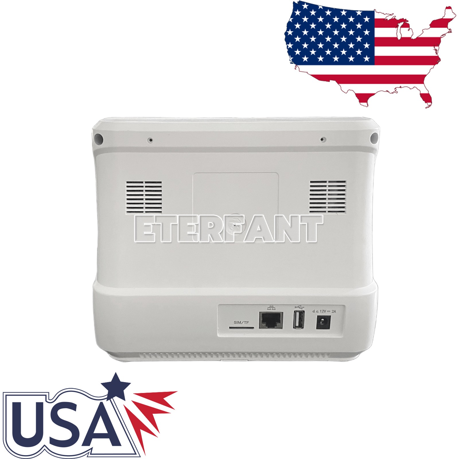 ETERFANT 7/8 inch Patient Monitor Vital Sign for TEMP/NIBP/PR/ECG/SPO2/RESP