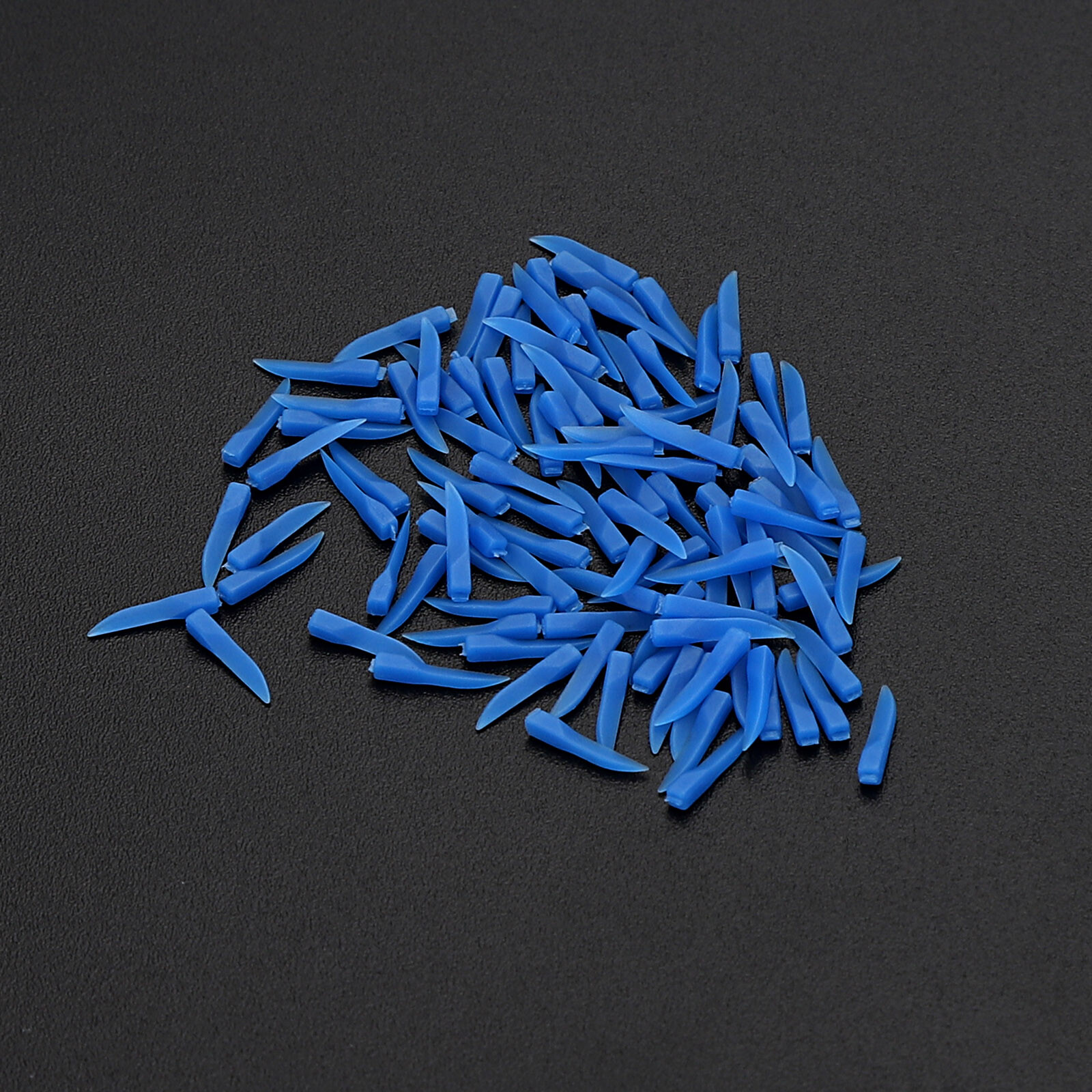 100pcs Dental Disposable Wedges Plastic Poly Wedges 4 Colors 4 Sizes XS S M L