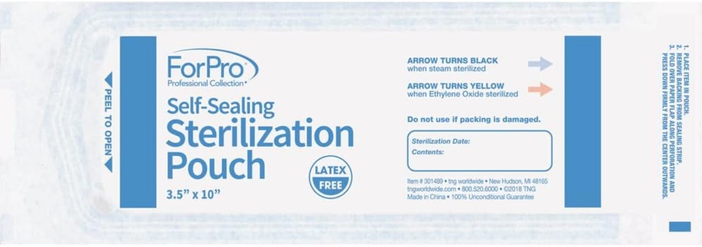 Self-Sealing Sterilization Pouches, Latex-Free, Color Changing Indicator, 3.5…
